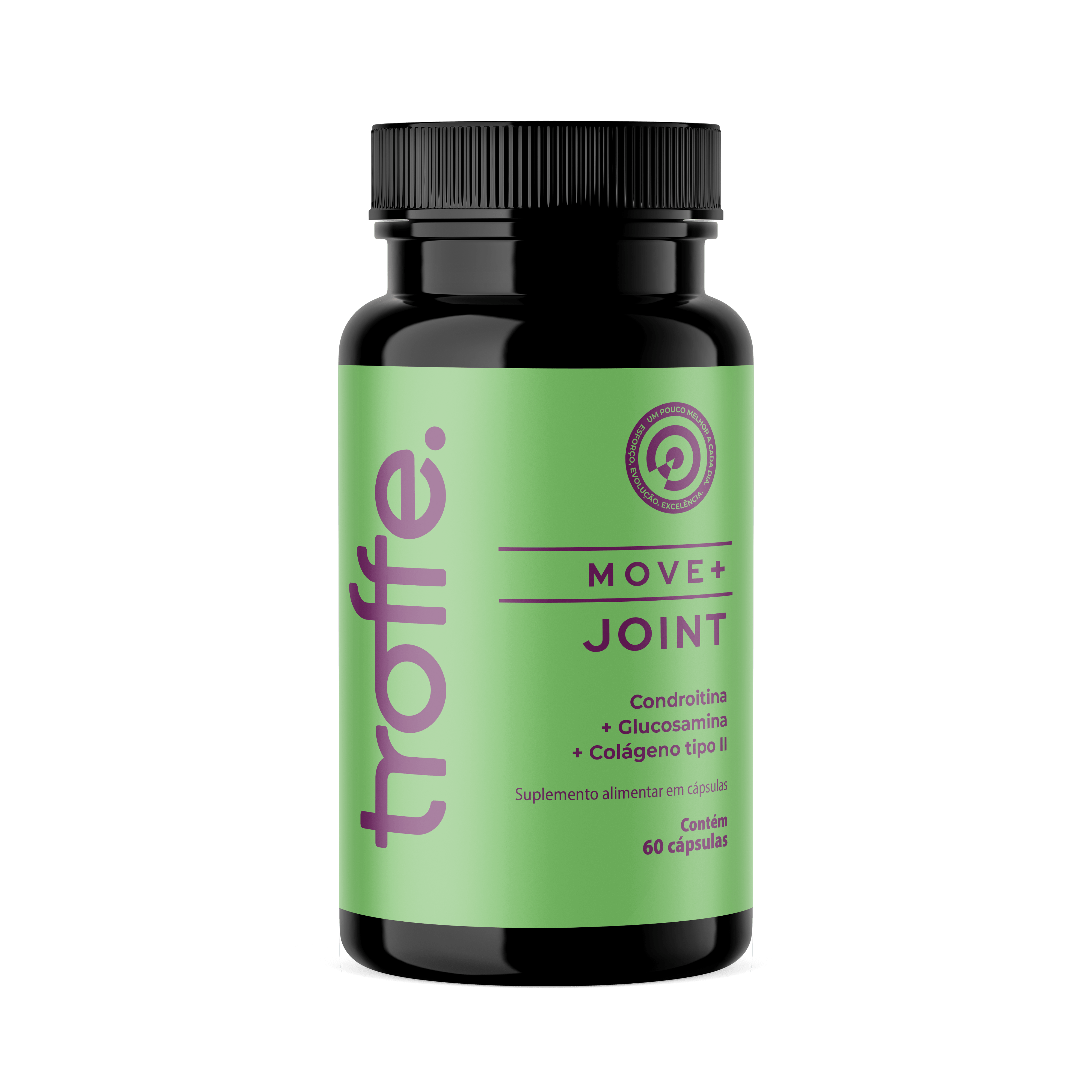 Troffe Move+ Joint - Colágeno Tipo II Glucosamina Condroitina