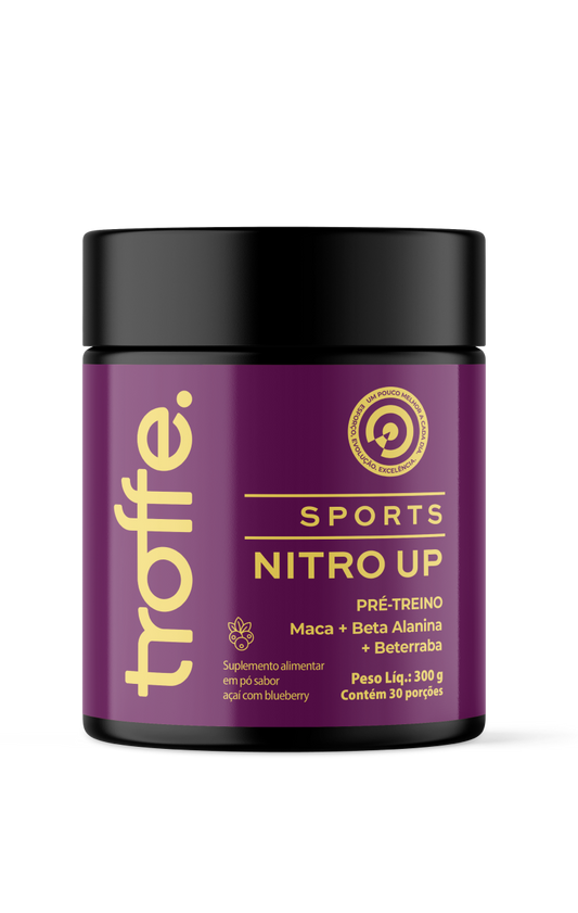 Troffe Sports Nitro UP | Energia leve, resistência e constância